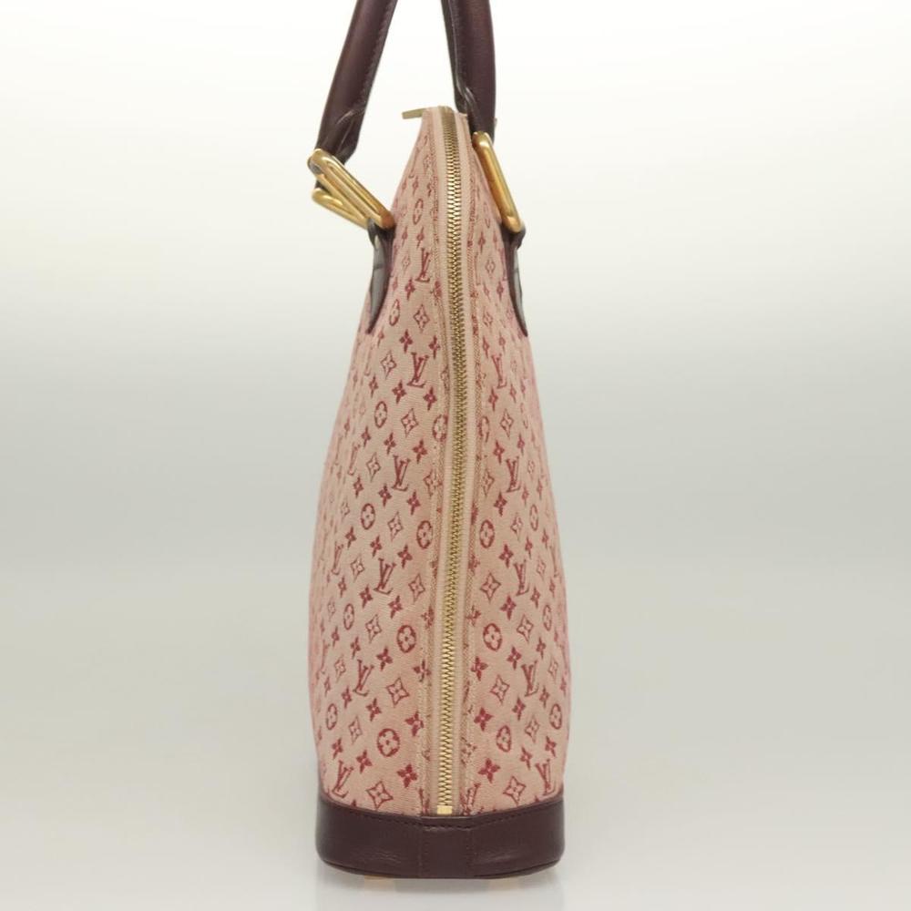LOUIS VUITTON Monogram Mini Alma Haut Hand Bag Red M92204 LV Auth 129888 - Picture 5 of 16
